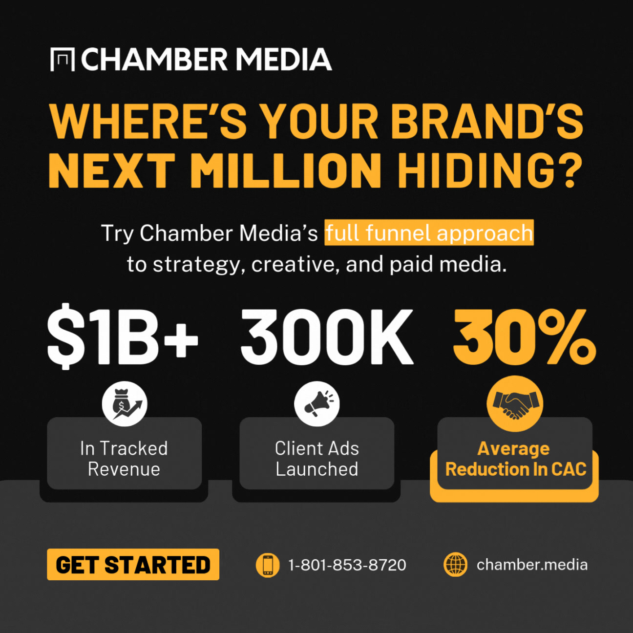 CHAMBER.media Digital Marketing Agency ad creative