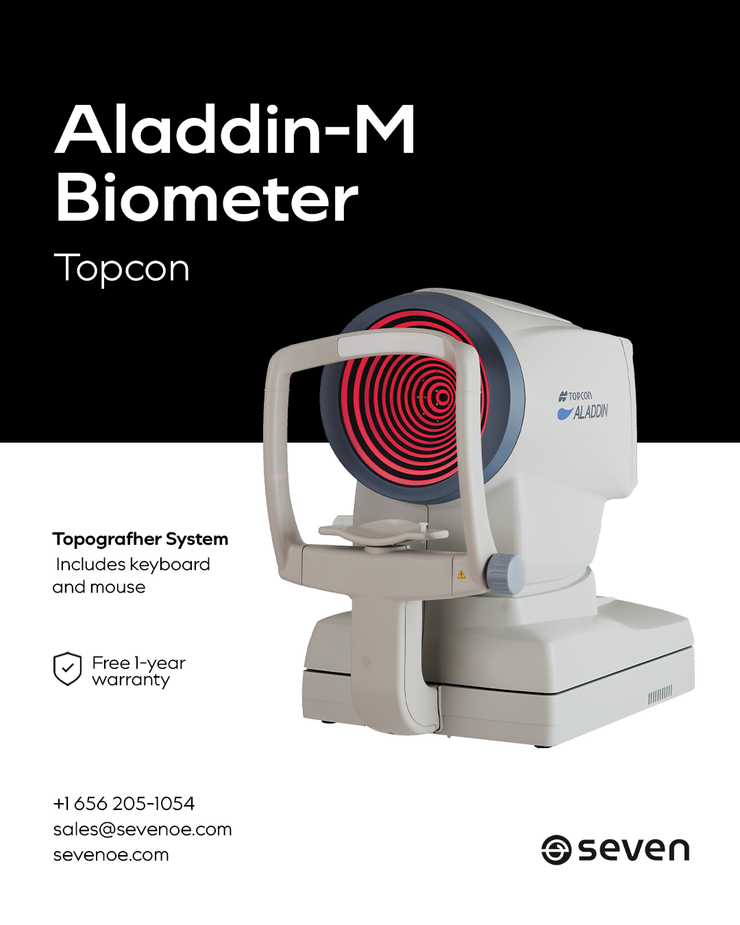 SEVEN Ophthalmic Equipment Solutions IT Services / Computer Repair ad creative