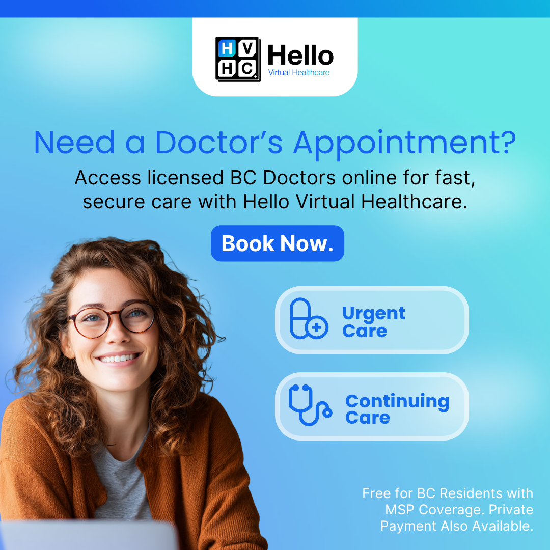 See a BC Doctor from Home Today
