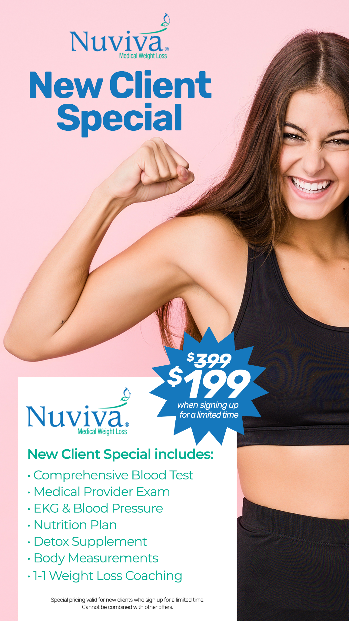 New clients save 50% when signing up!