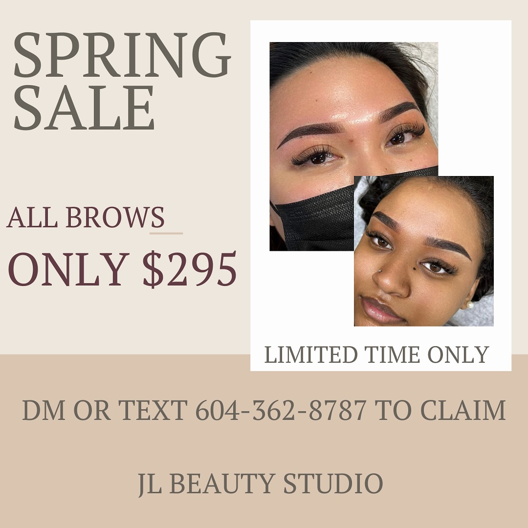 JL Beauty Studio Eyelash & Brow Studio ad creative