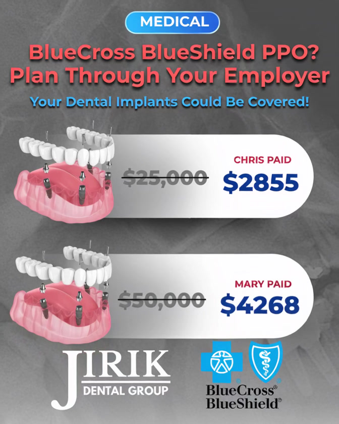 Jirik Dental Group Implant Dentist ad creative