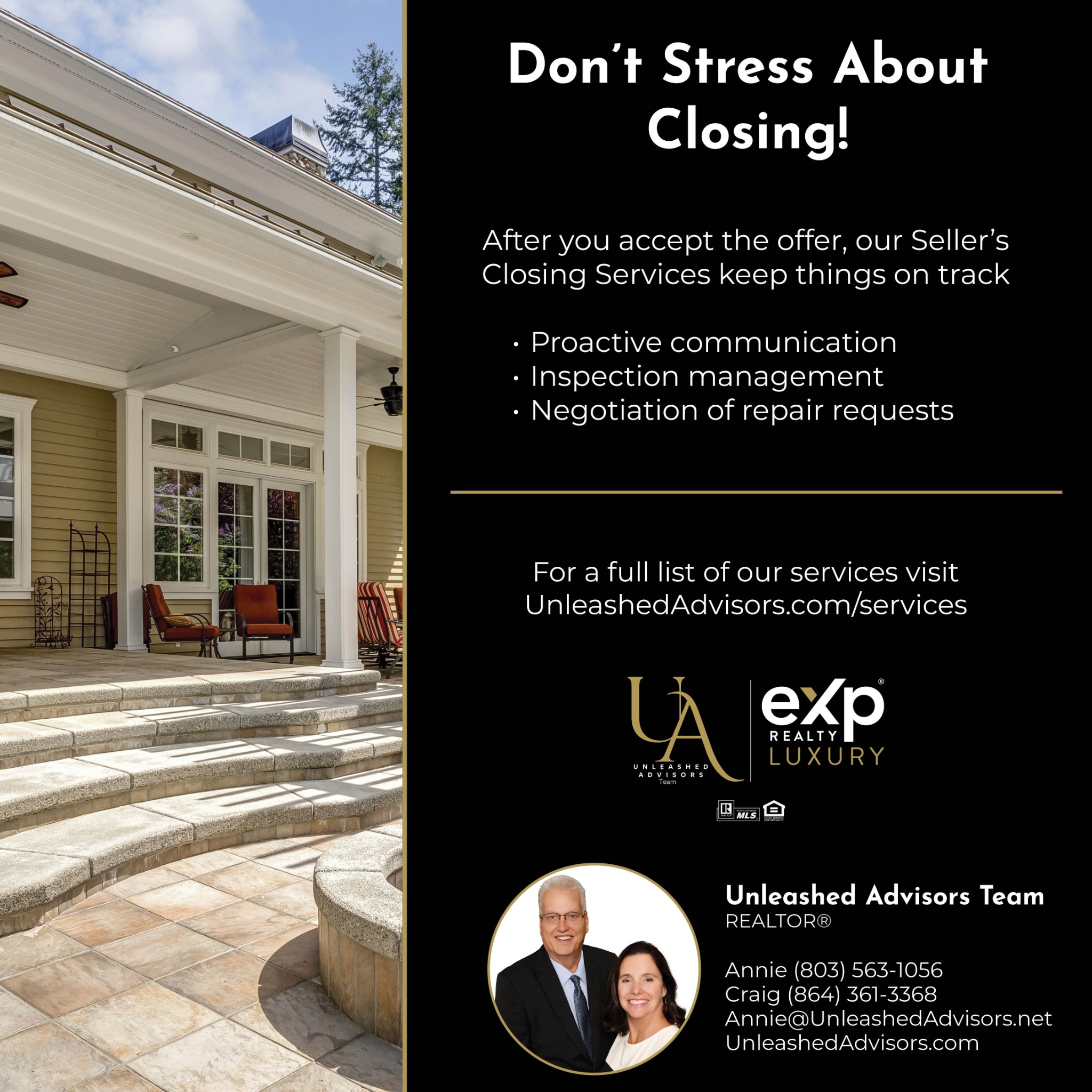 Unleashed Advisors Title Company ad creative