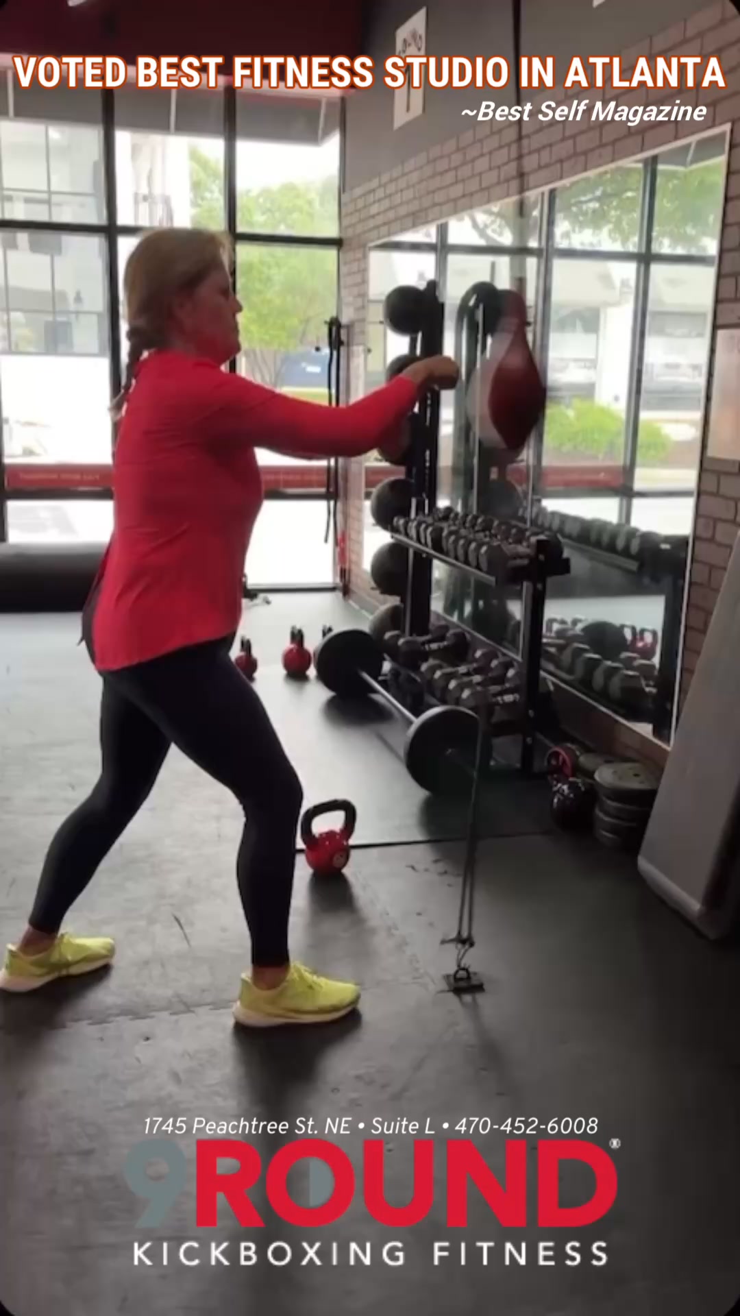 9Round Fitness Gym ad creative