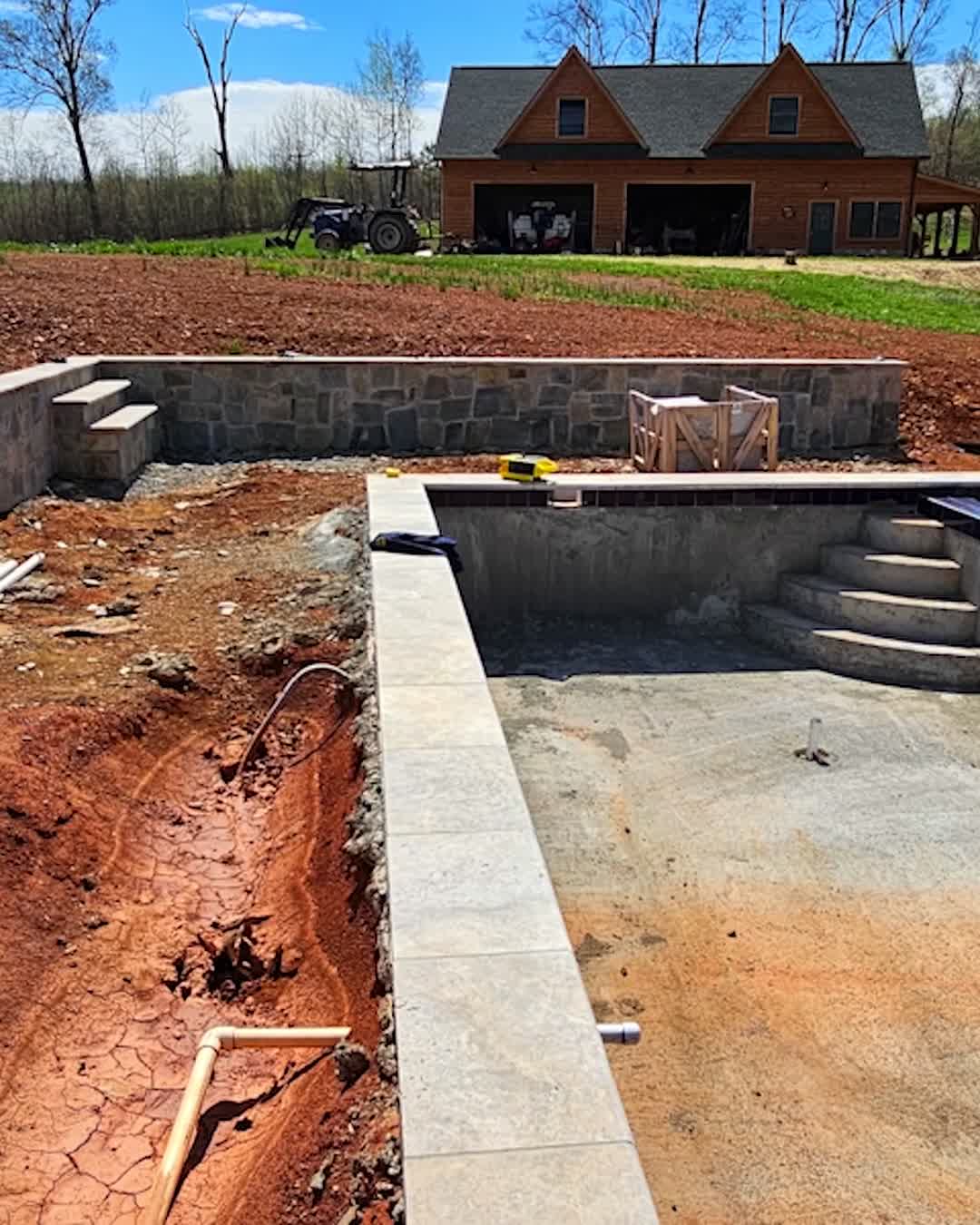 Rock Water Farm Landscapes & Hardscapes Pool Service ad creative