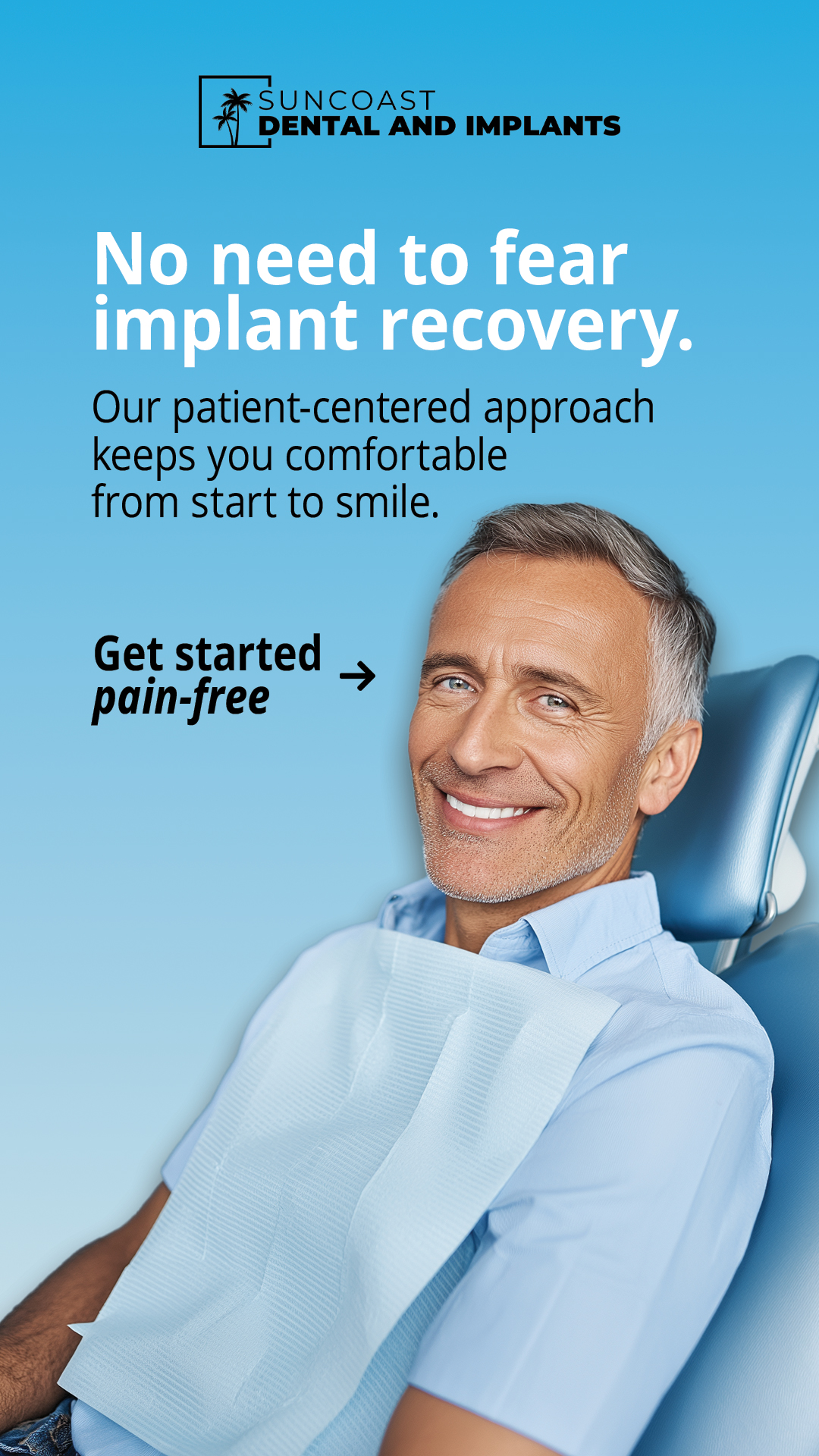 Suncoast Dental and Implants Implant Dentist ad creative