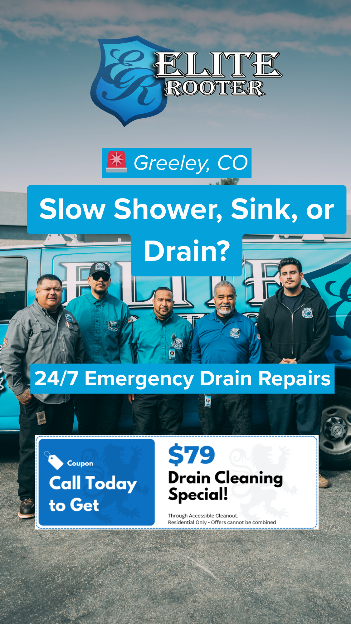 $79 Drain Cleaning Special – 24/7 Local Plumbers