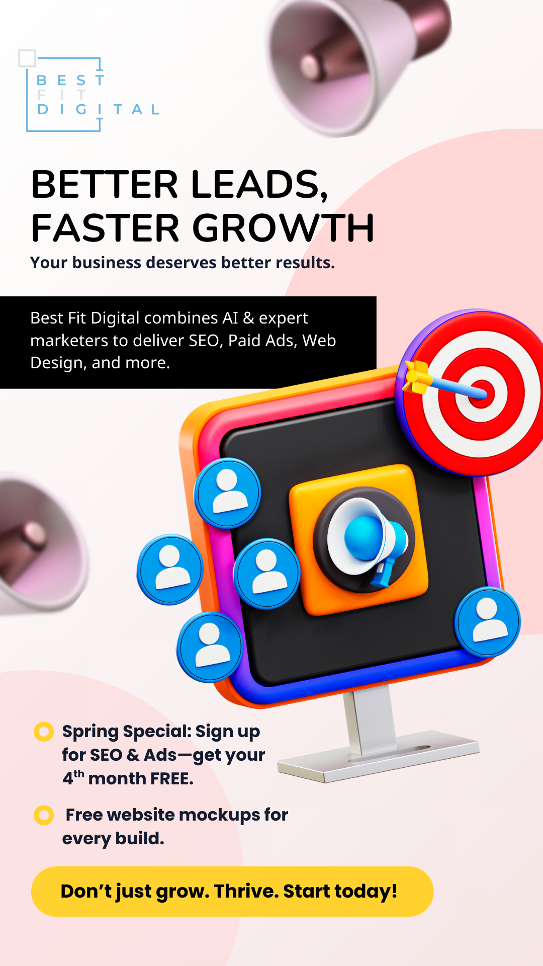 For Ambitious Businesses or Brands