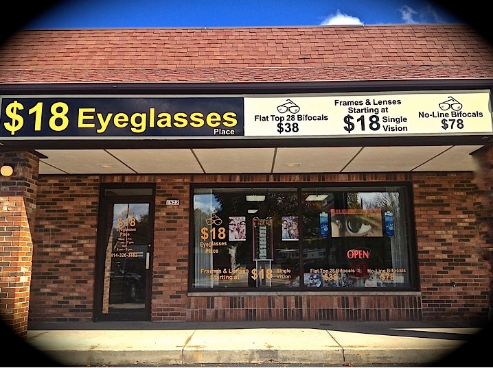 $18 Eyeglasses Place near state fair Optometrist ad creative