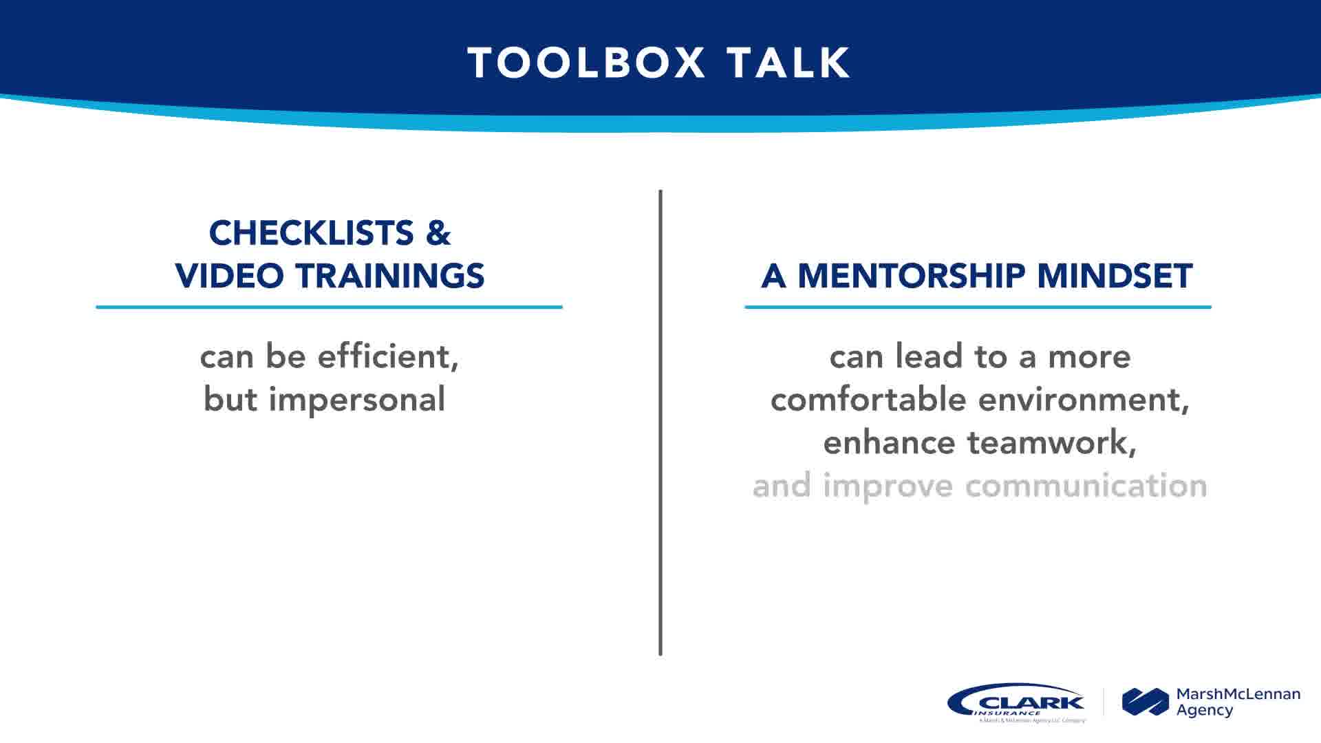 Clark Insurance, a Marsh & McLennan Agency LLC company Insurance Agent ad creative