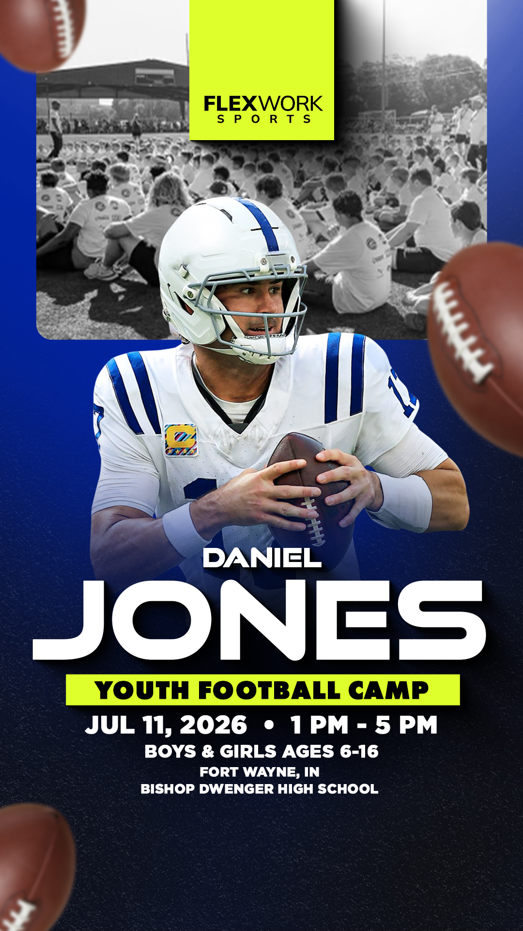 FlexWork Sports Management Sports Lessons ad creative