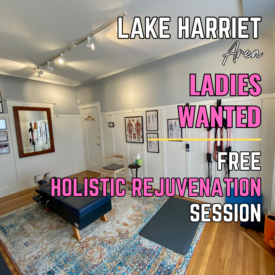 LAKE HARRIET FREE HOLISTIC REJUVENATION SESSION 👉