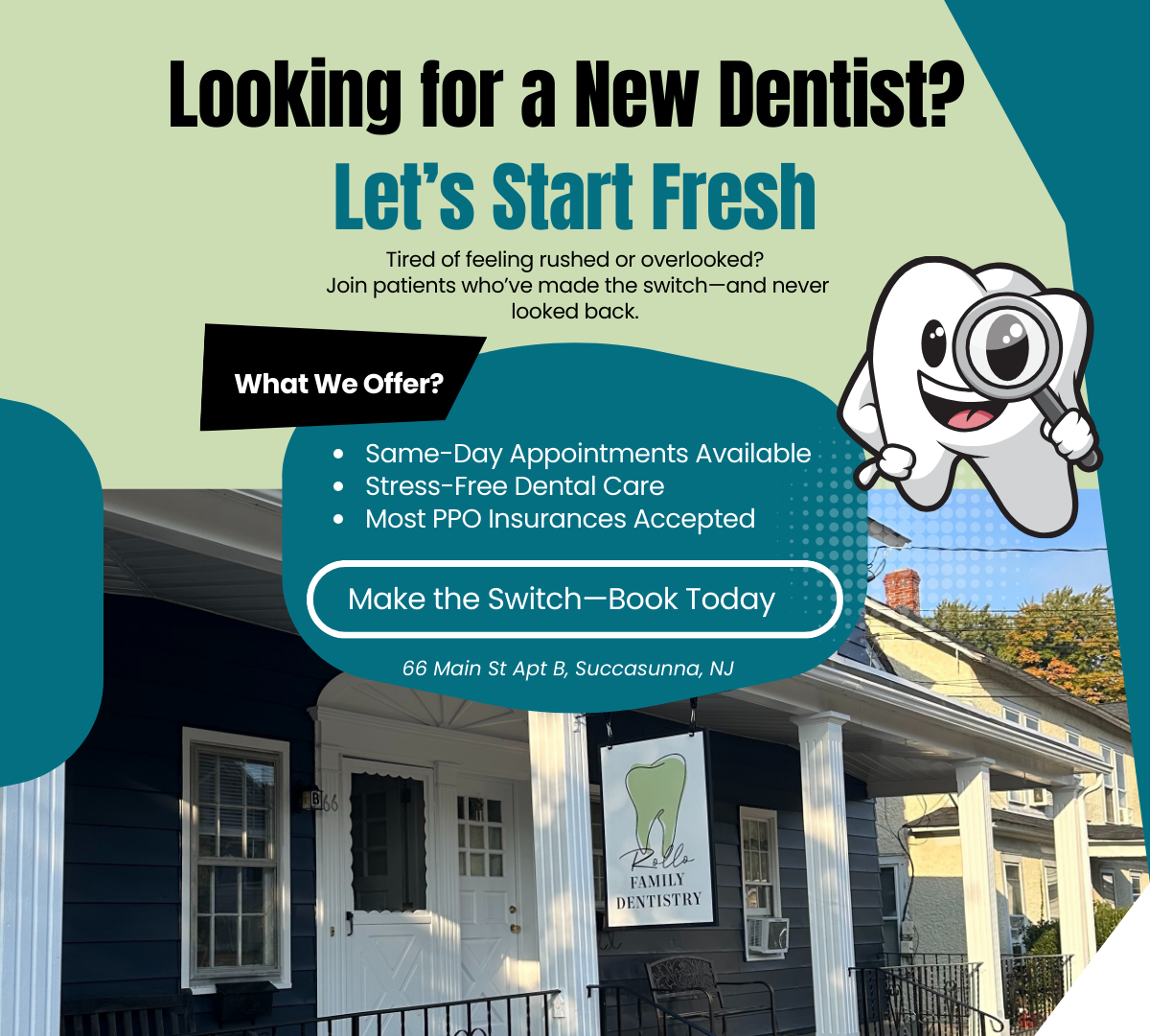 Avoiding the Dentist? Let’s Make Your First Visit Easy.