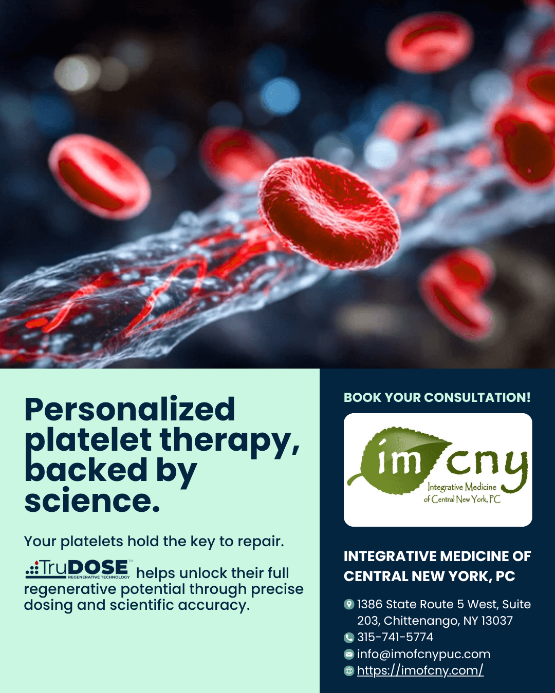 Integrative Medicine of Central New York, PC Primary Care ad creative