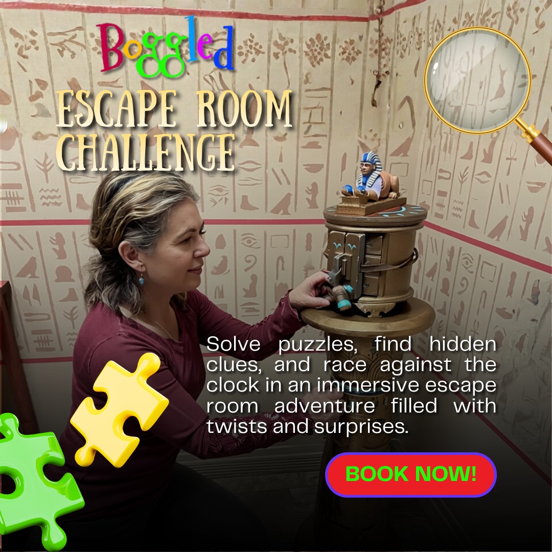 Boggled Escape Rooms Event Venue ad creative