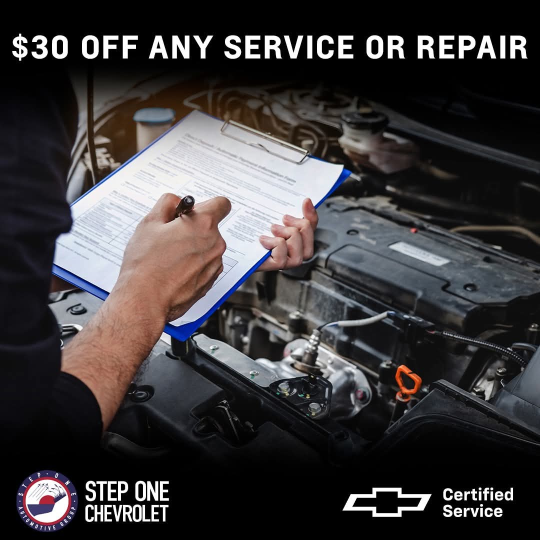 Step One Chevrolet Auto Dealer ad creative