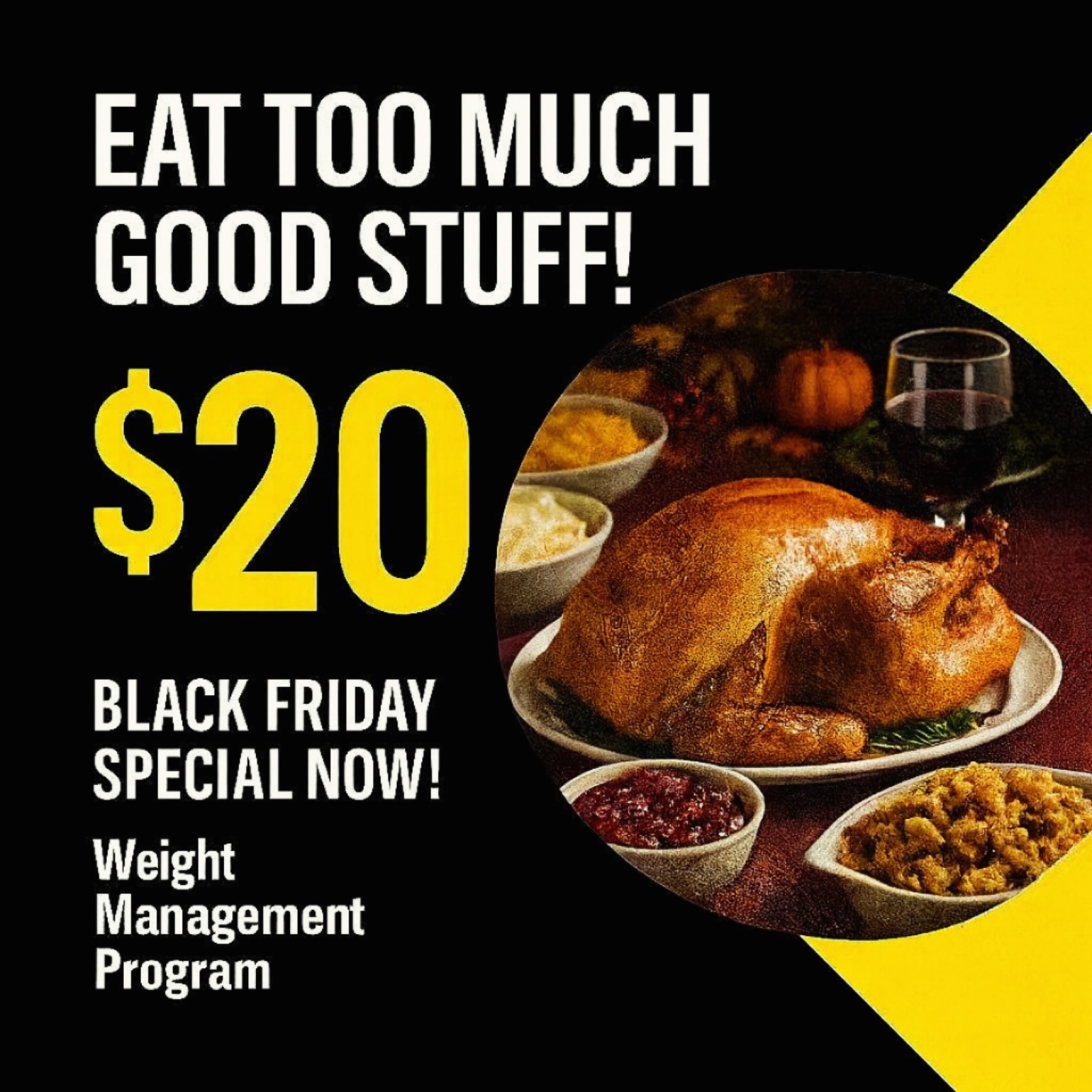 Gameday Men's Health Weight Loss Clinic ad creative