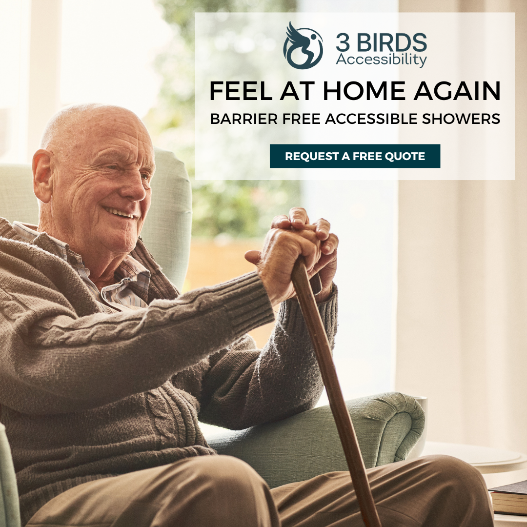 3 Birds Accessibility Kitchen & Bath Remodeling ad creative