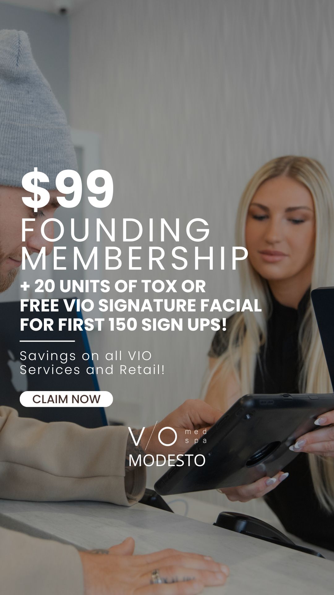 VIO Med Spa Modesto Med Spa ad creative