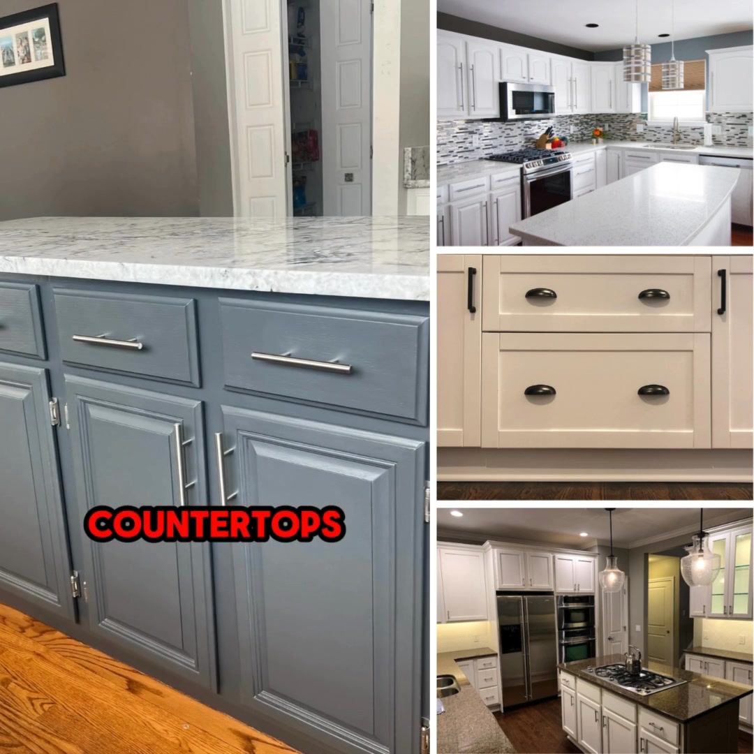 Thinking about repainting your cabinets? 🤔