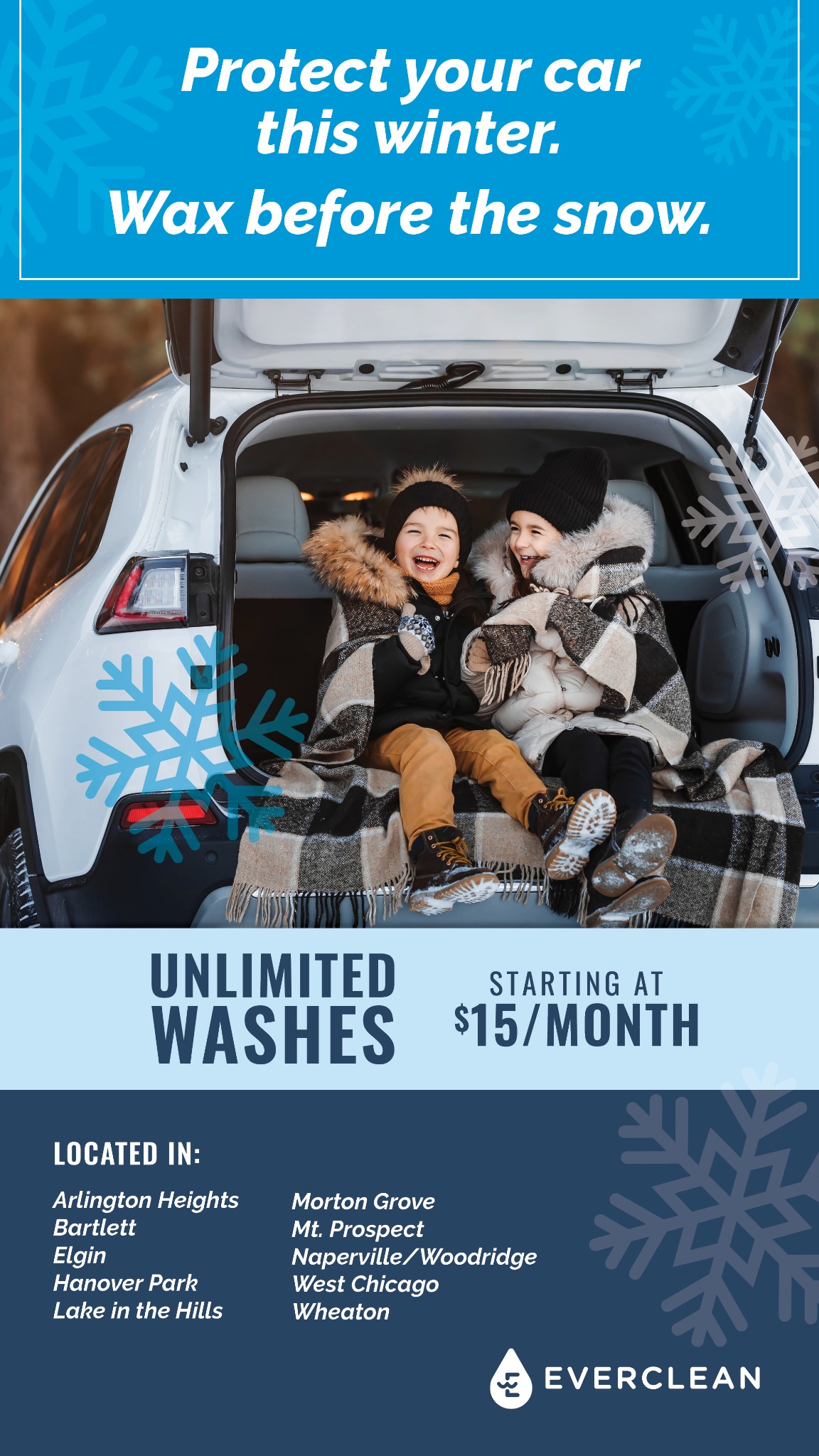 Everclean Car Wash Car Wash ad creative