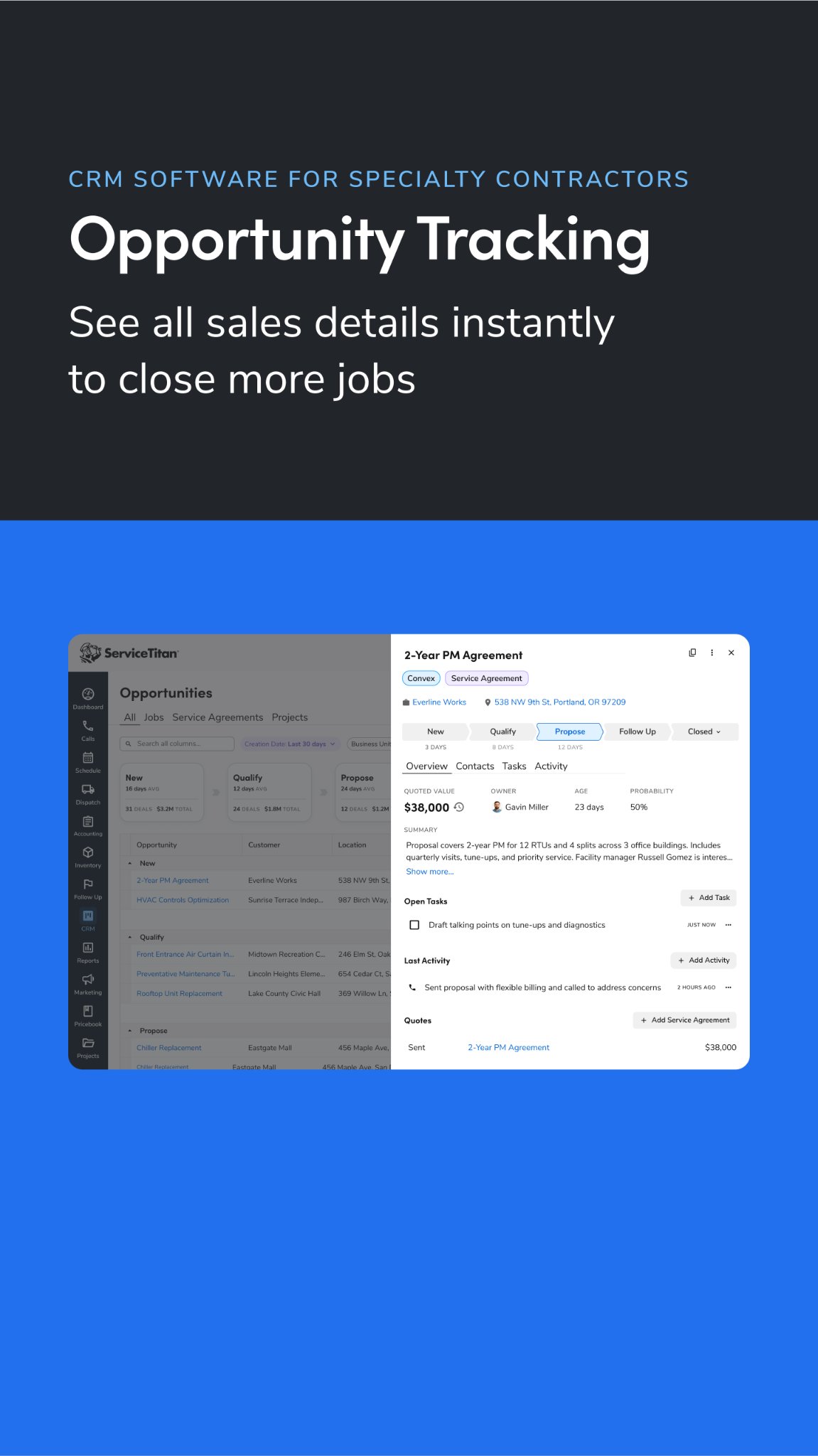 ServiceTitan Software Dev Services ad creative