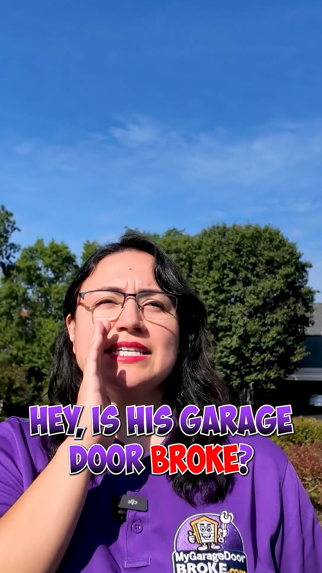 My Garage Door BROKE .com Garage Door ad creative