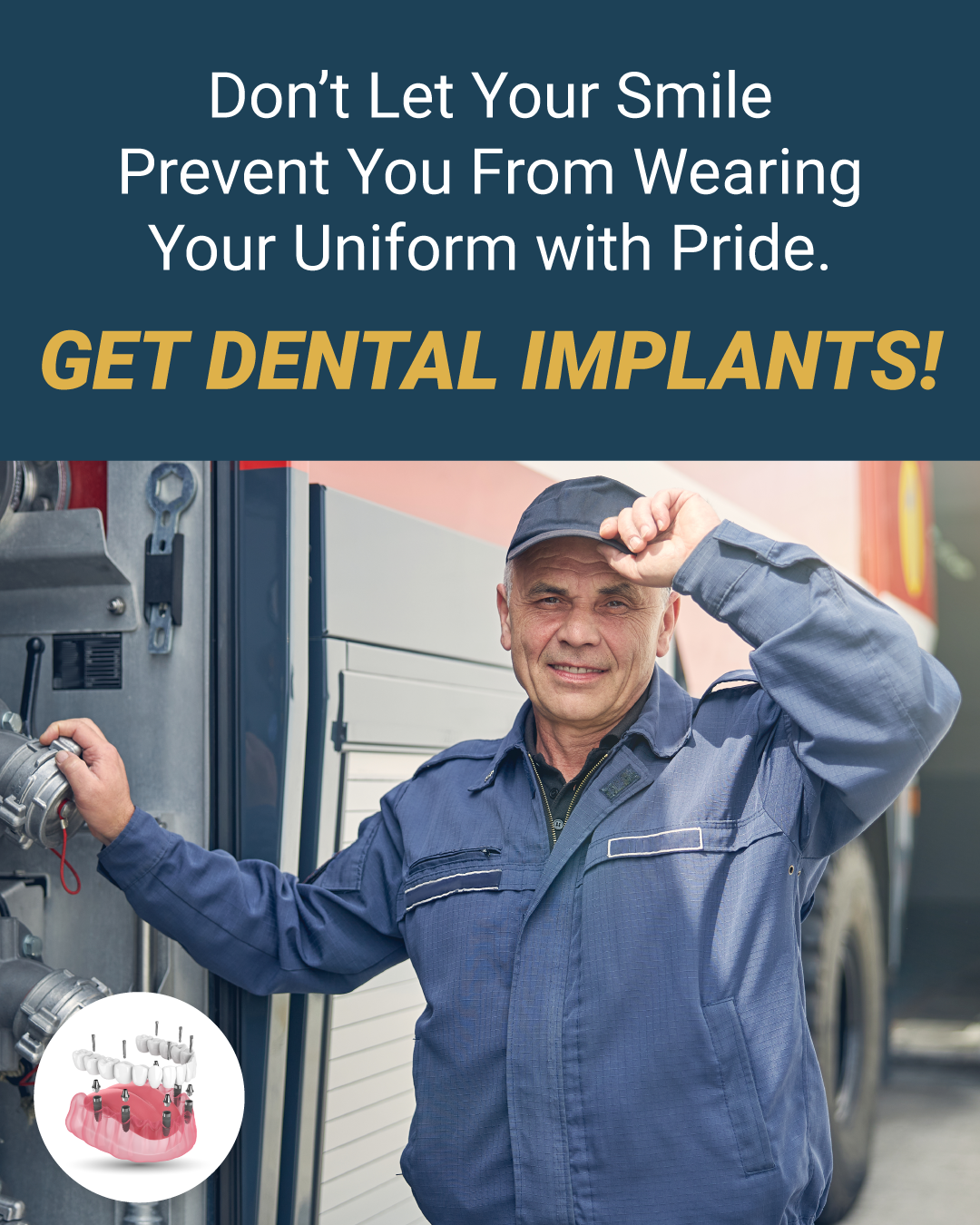 Dr. Konstantine Trichas, DDS Implant Dentist ad creative