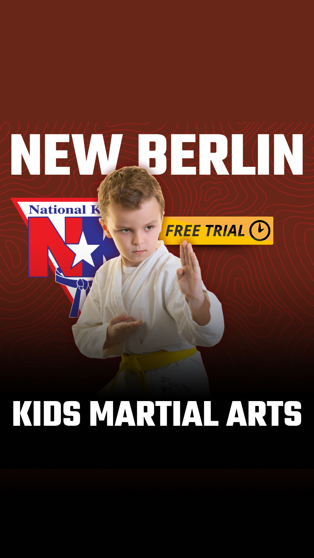 National Karate Schools of Wisconsin Martial Arts ad creative