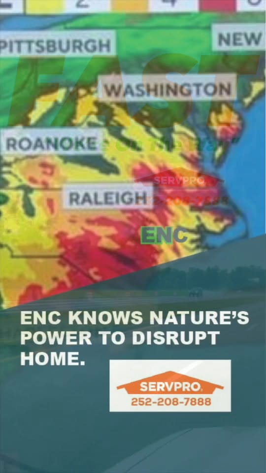 Servpro of Lenoir, Duplin & Jones Counties Water Damage Restoration ad creative