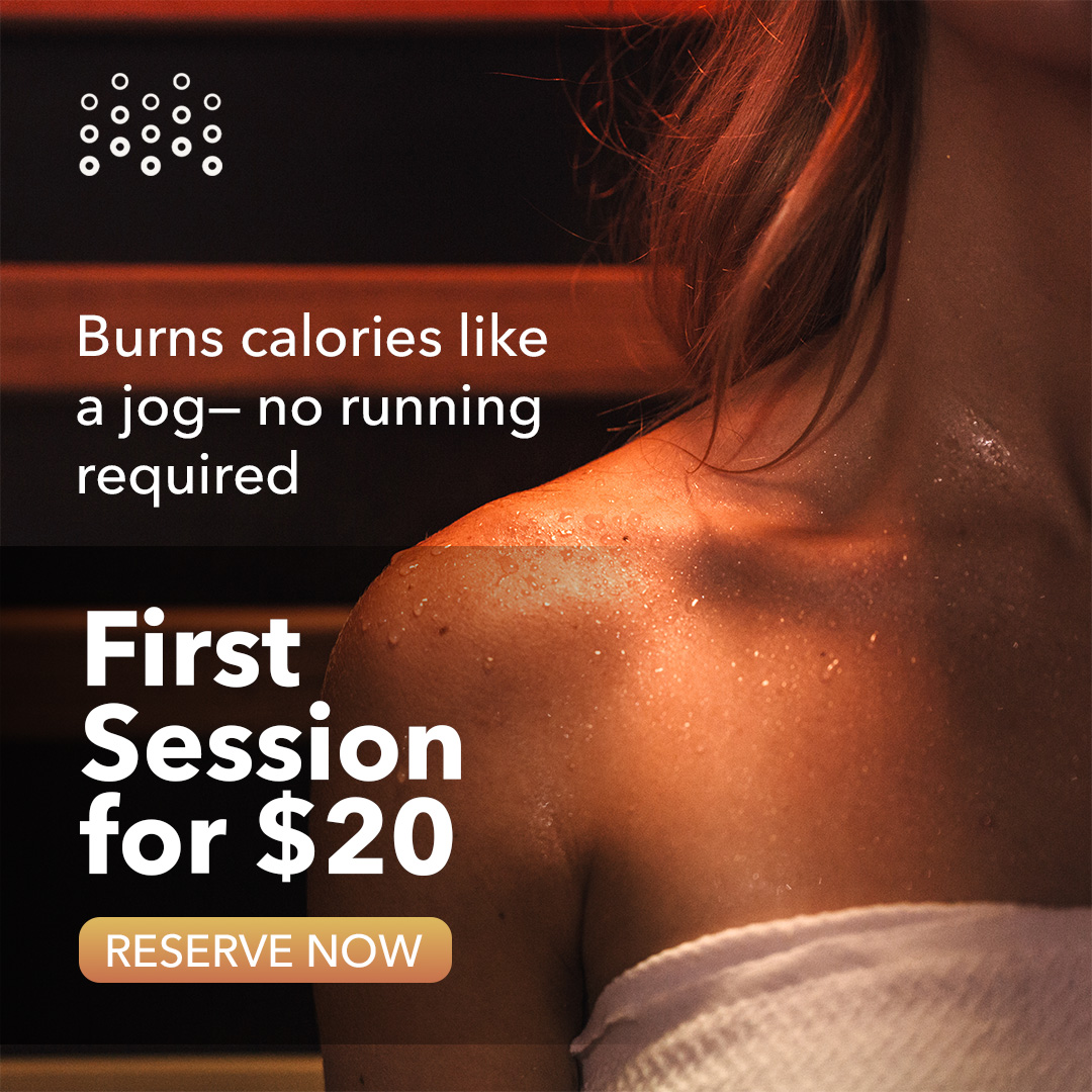 Perspire Sauna Studio Ankeny Wellness Center ad creative