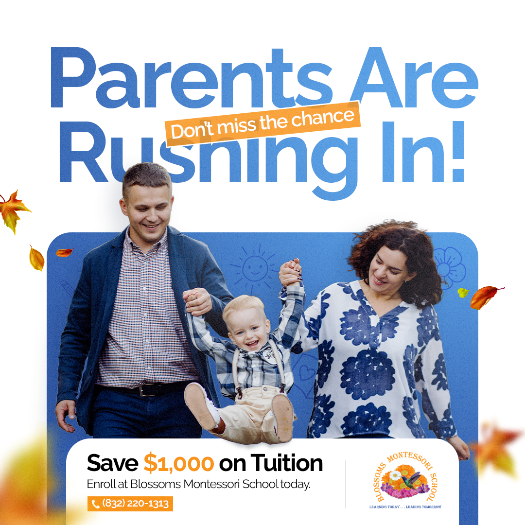 Blossoms Montessori School Preschool ad creative