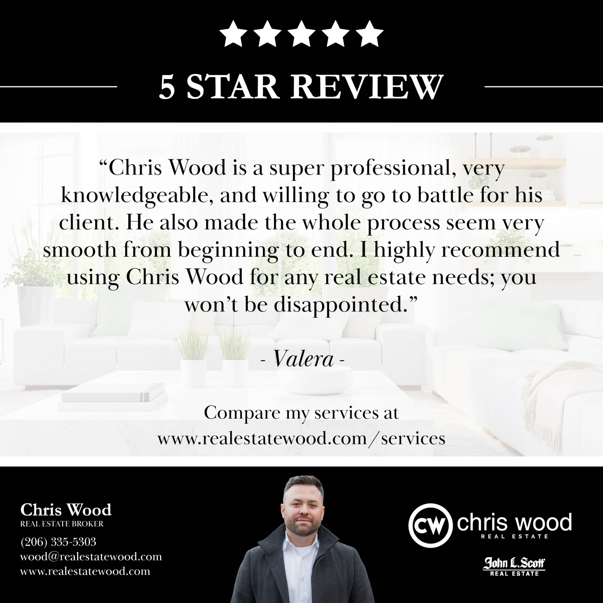 Chris Wood - John L. Scott Real Estate Real Estate Agent ad creative