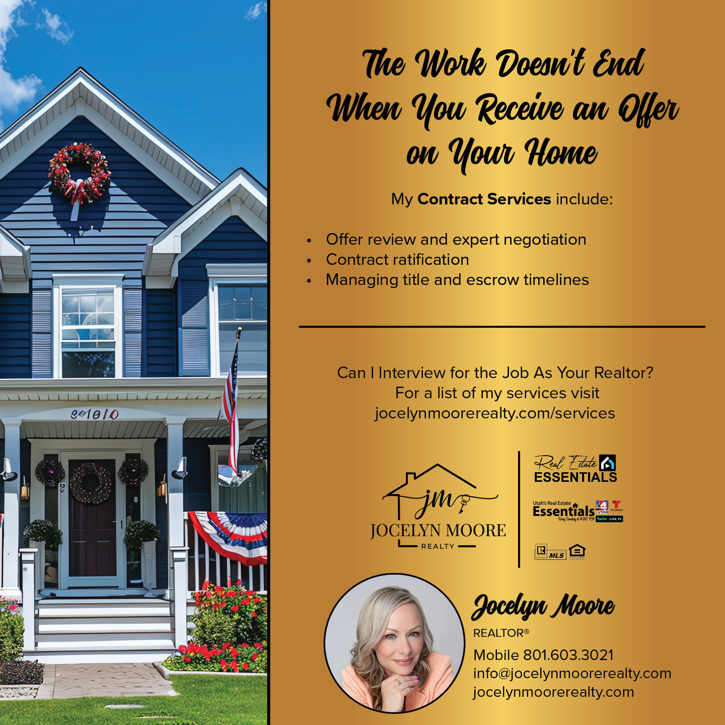 Jocelyn Moore Real Estate Real Estate Agent ad creative