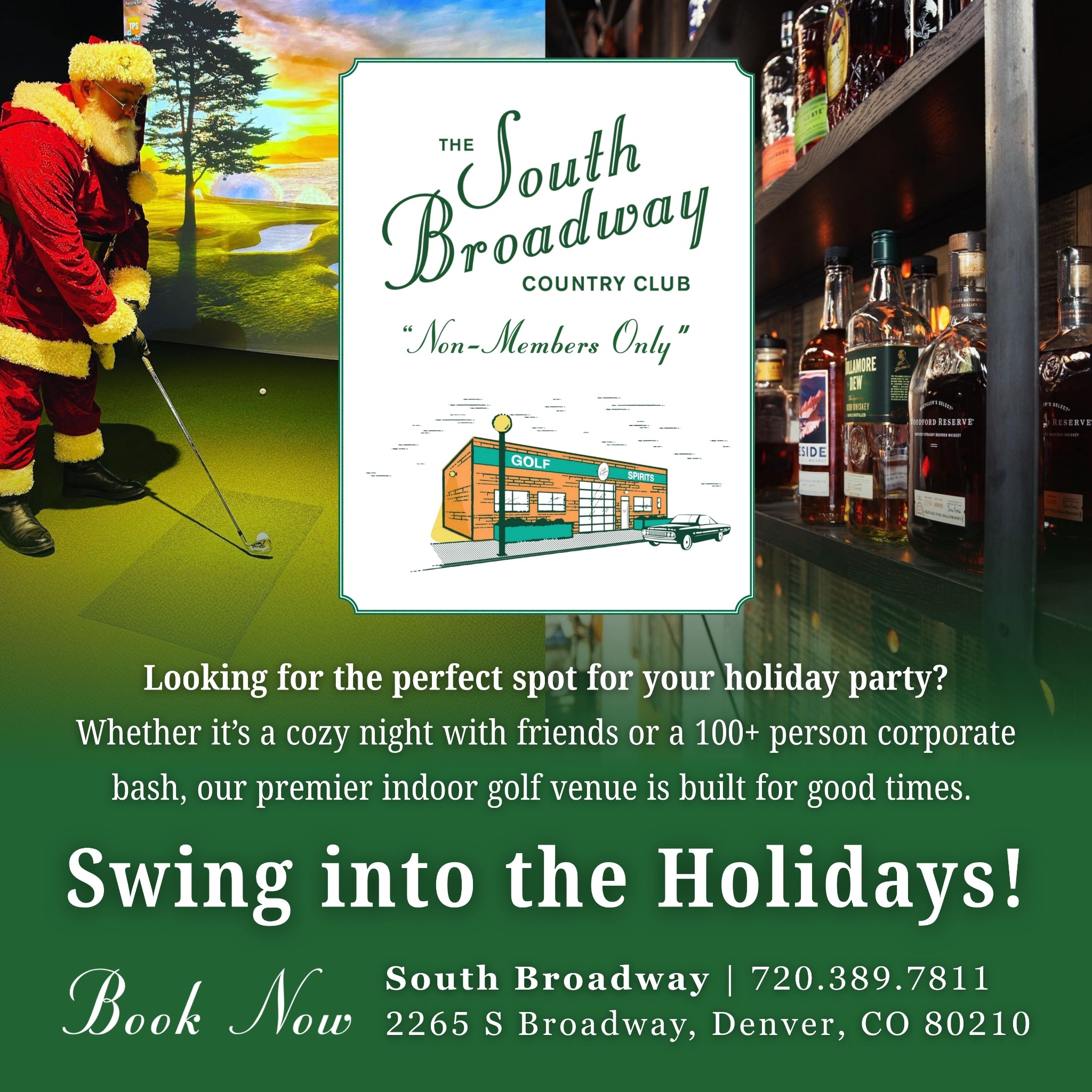 South Broadway Country Club Event Venue ad creative