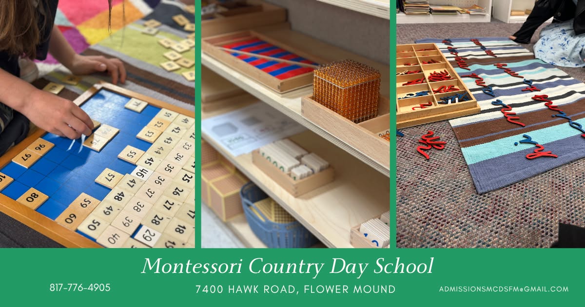 Montessori Country Day School Preschool ad creative