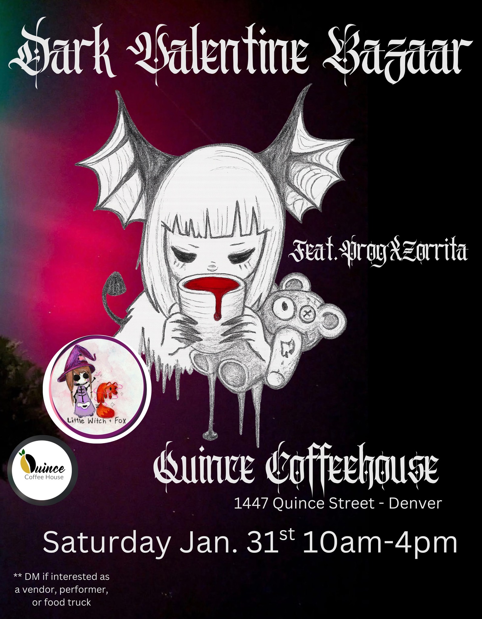 Little Witch + Fox Event Venue ad creative