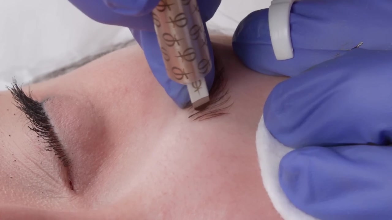 Barbie brows PMU Eyelash & Brow Studio ad creative