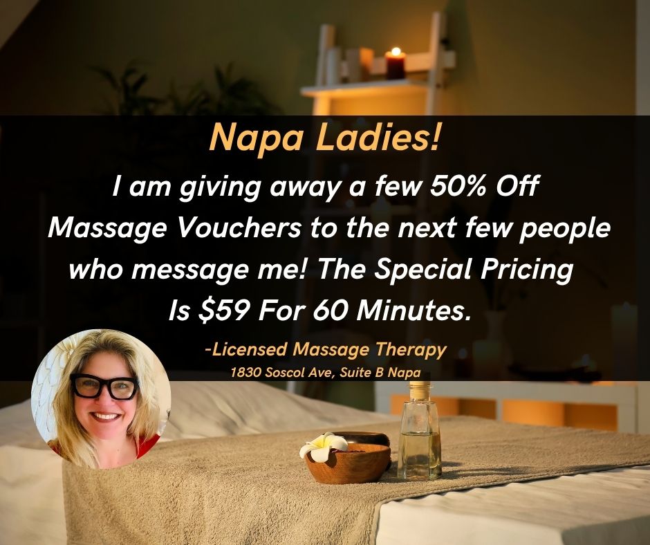 50% OFF Massage Napa Ladies