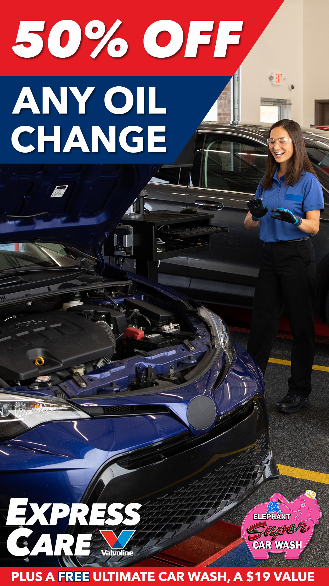 Save 50% On Your Next Oil Change!