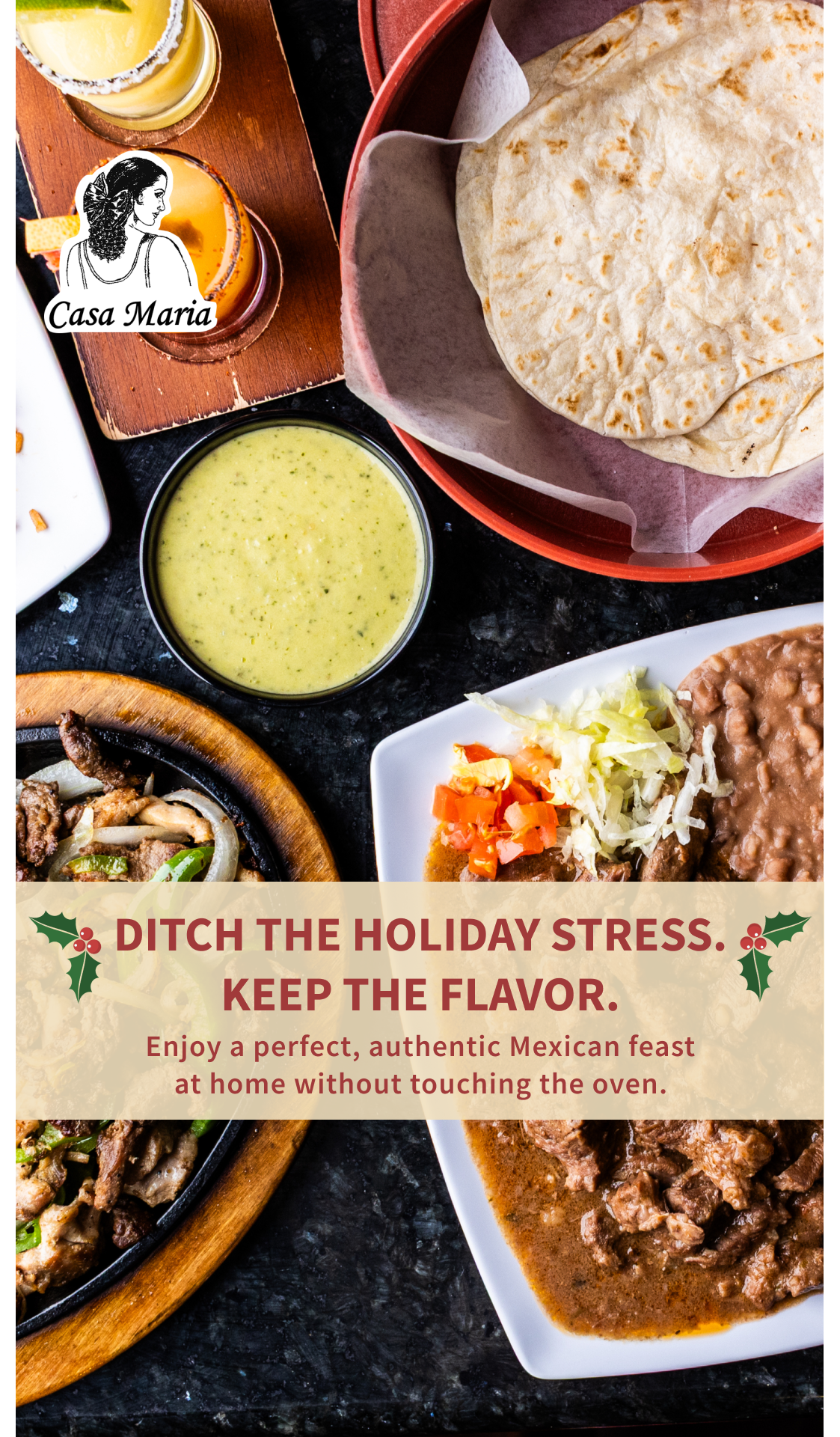 Casa Maria Restaurant & Bakery Catering ad creative