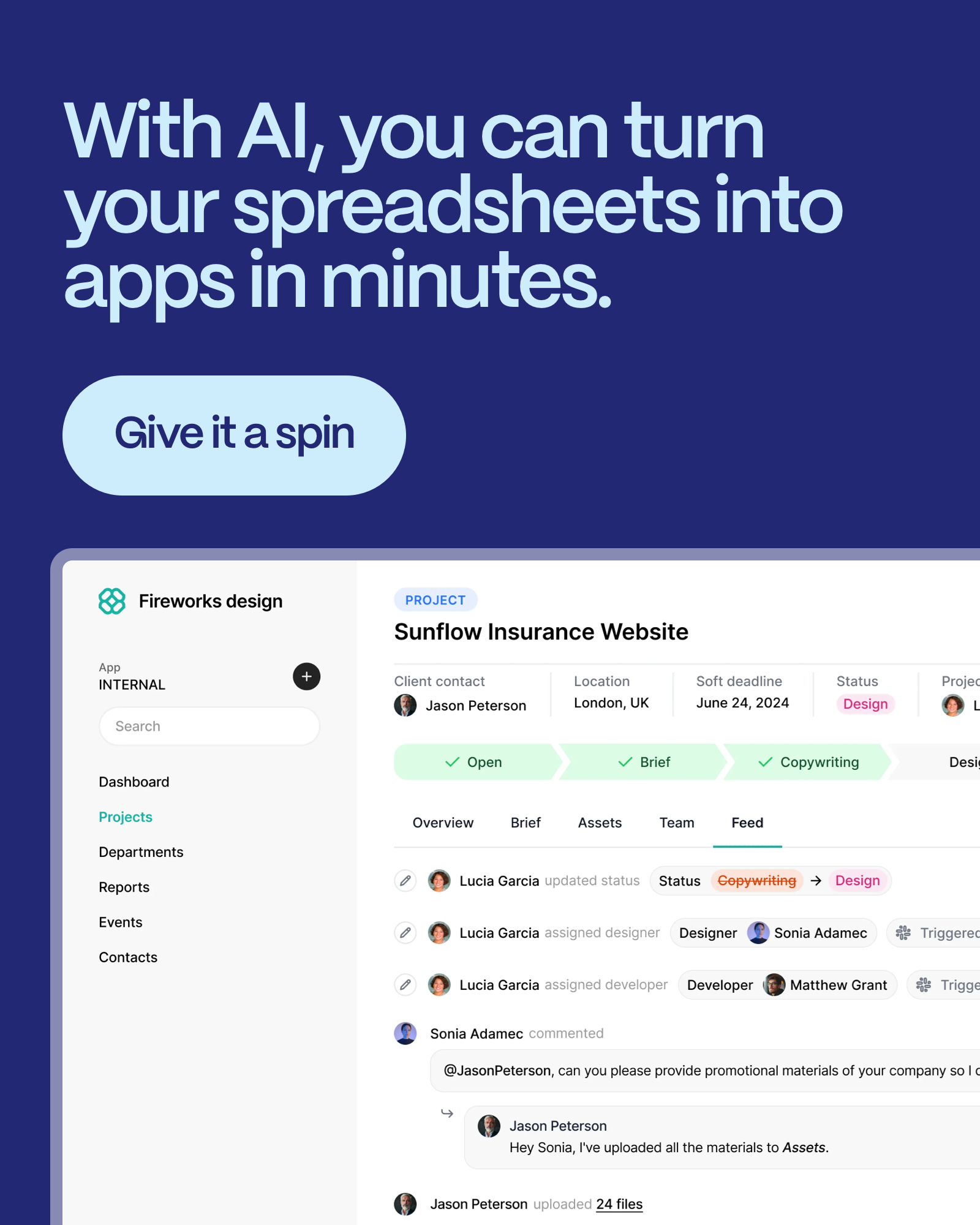 Stacker Software Dev Services ad creative