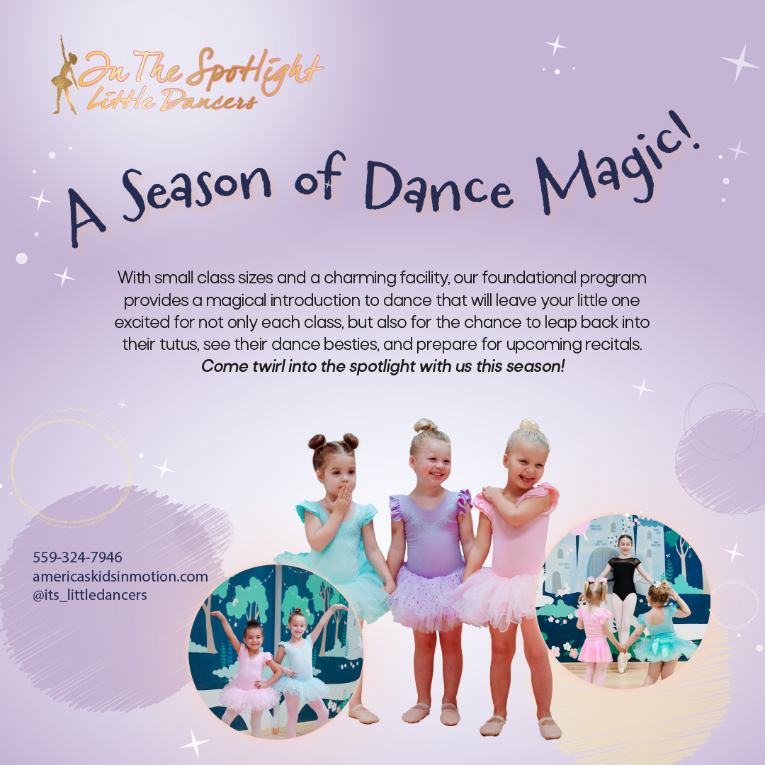 America's Kids In Motion Dance Studio ad creative