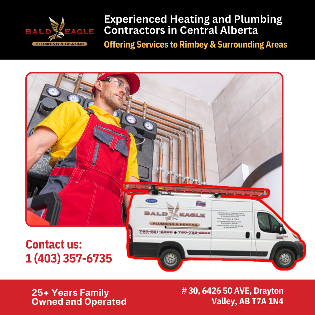 Rimbey Review Plumber ad creative