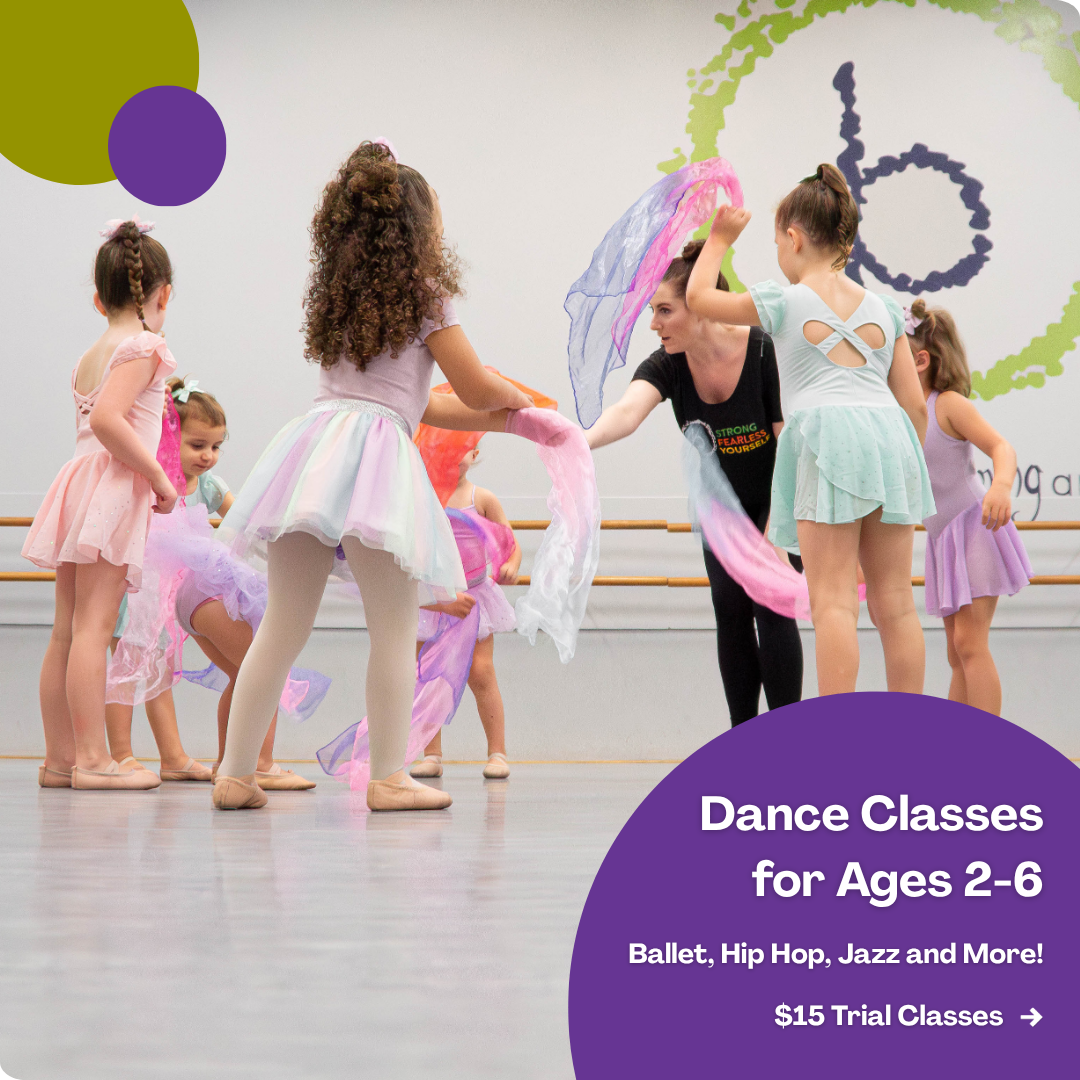 Bender Performing Arts Dance Studio ad creative