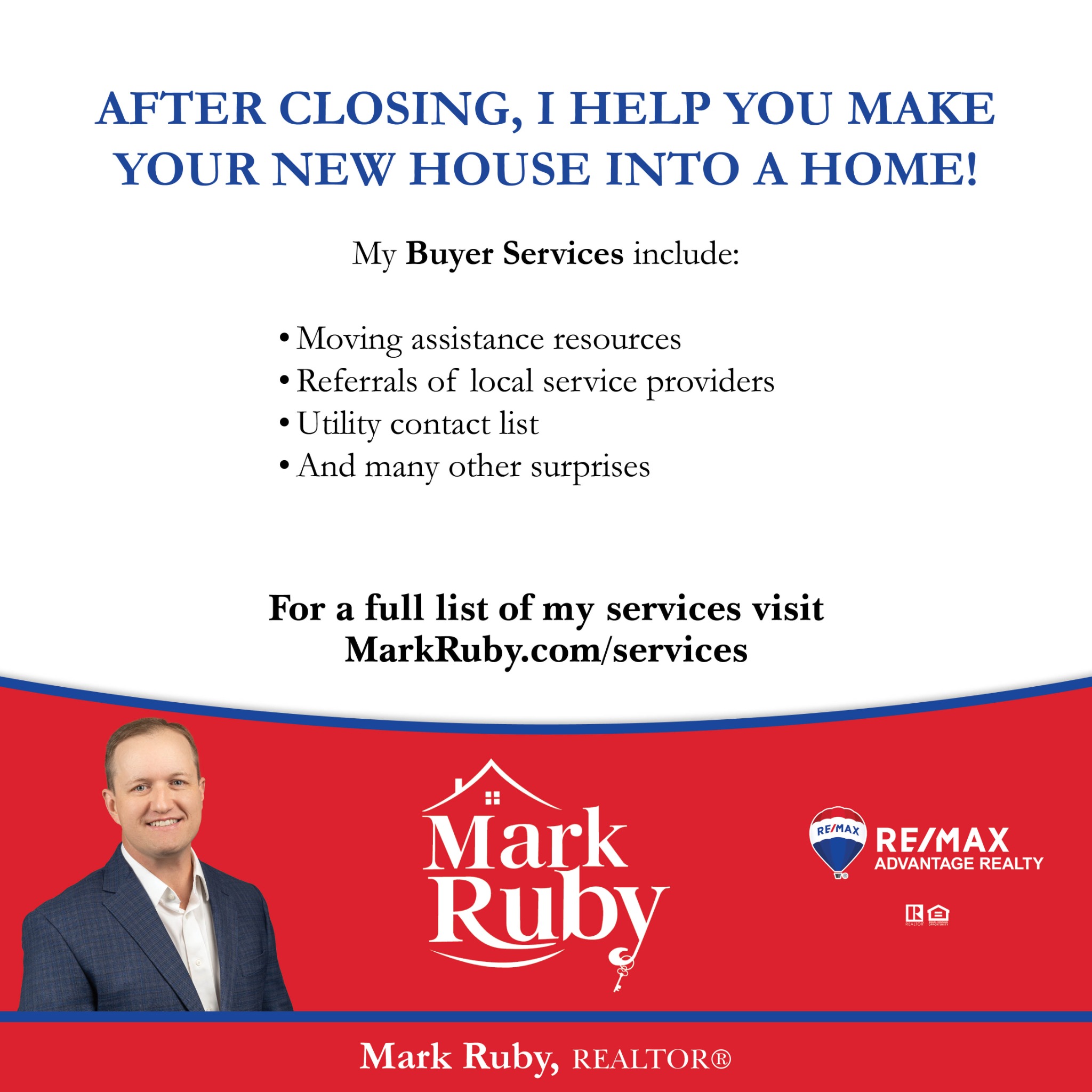 Mark Ruby Homes - Real Estate Real Estate Agent ad creative
