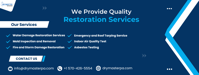 DryMaster Restoration Water Damage Restoration ad creative