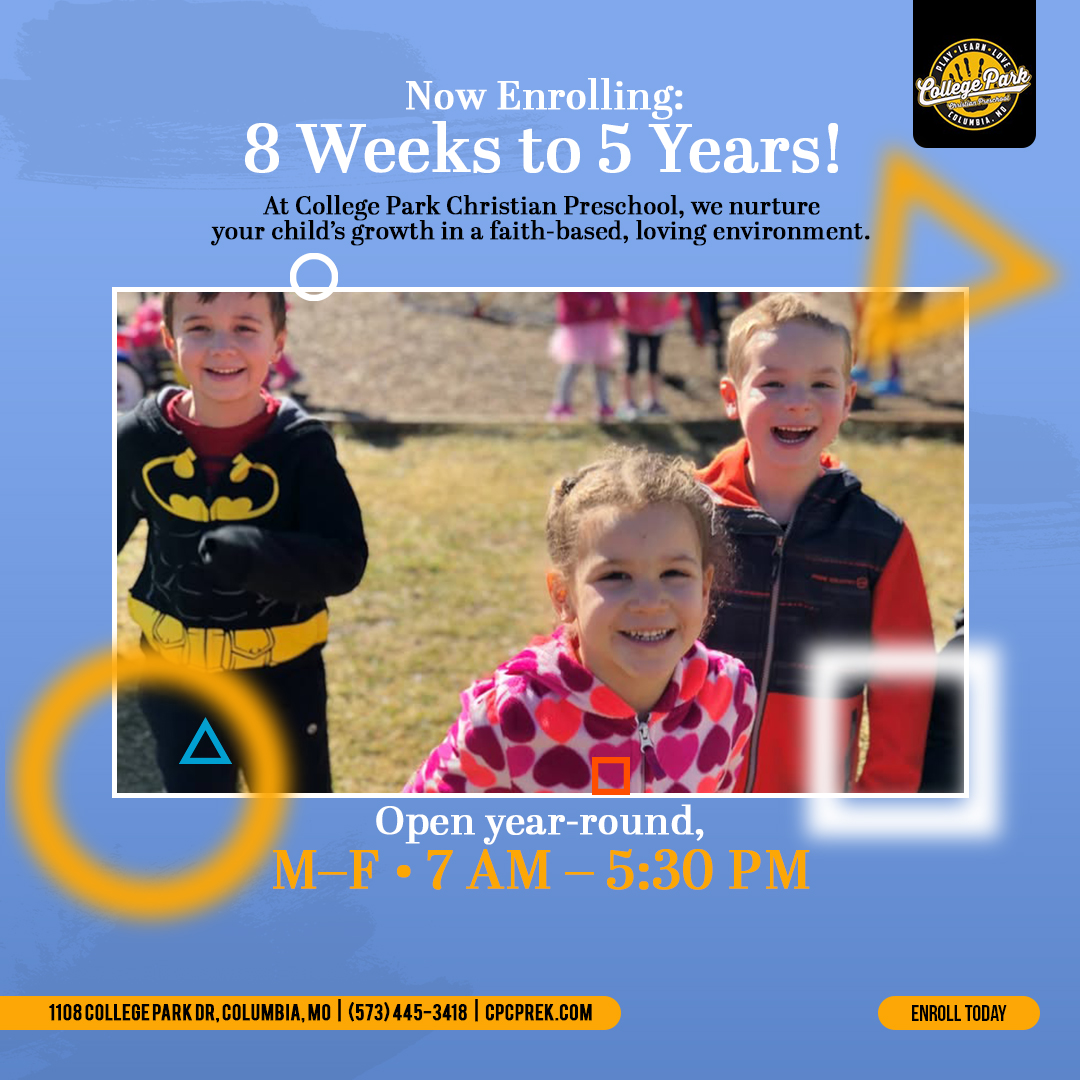 College Park Christian Preschool Preschool ad creative