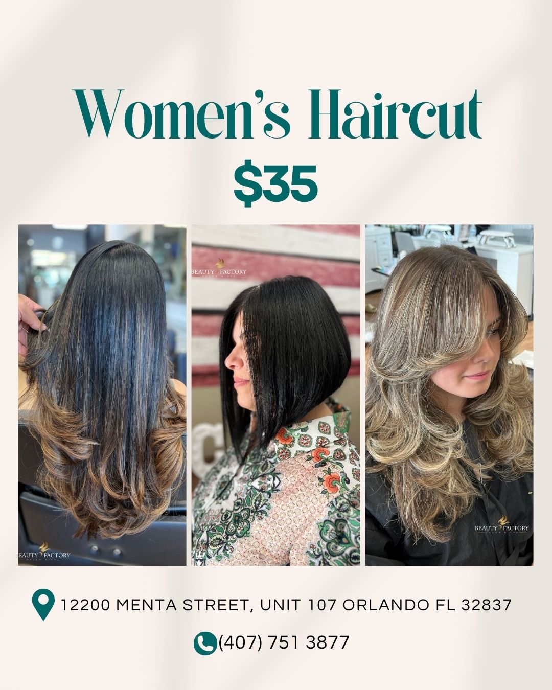 Beauty Factory Salon & Spa Hair Salon ad creative