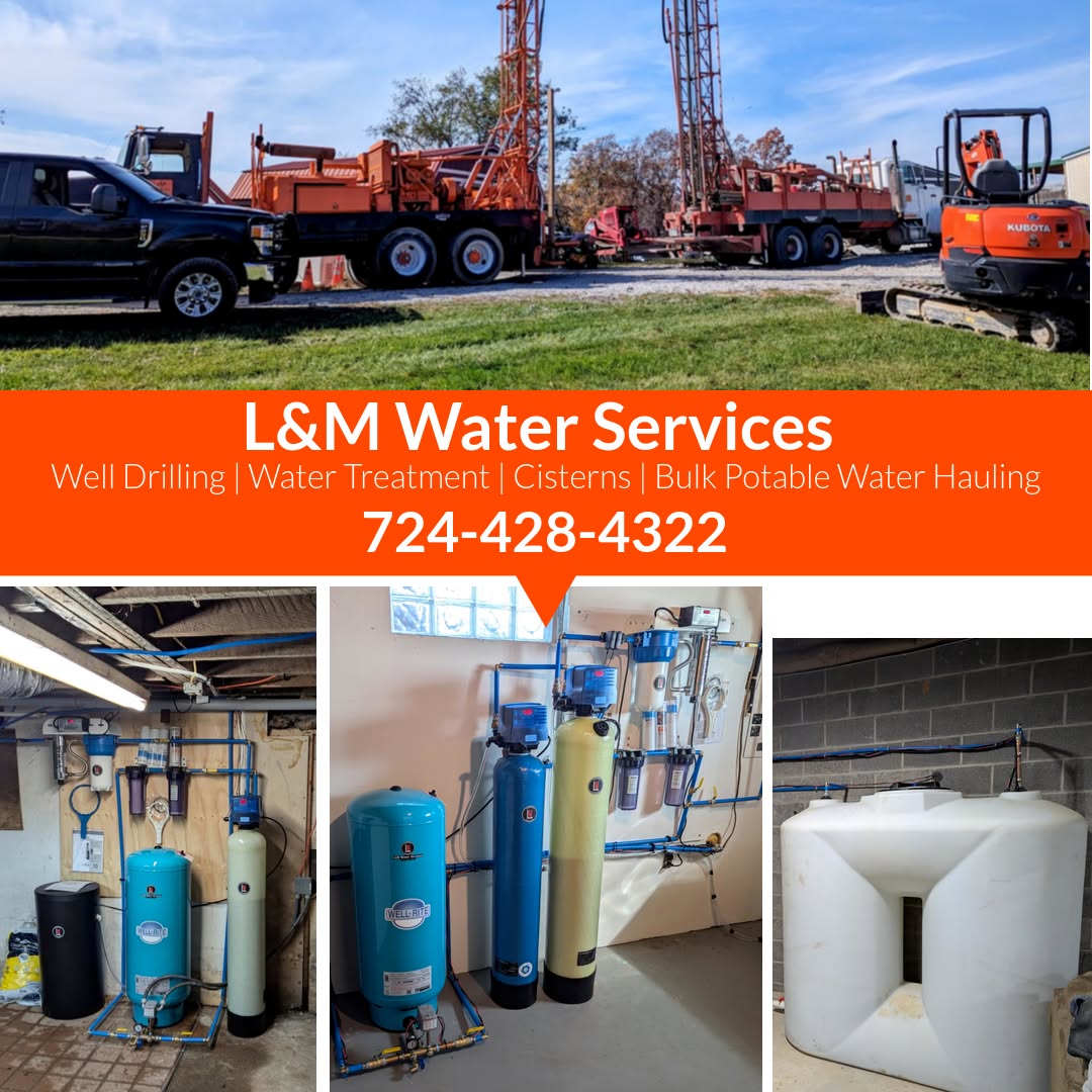 L&M Water Services LLC Well Service ad creative